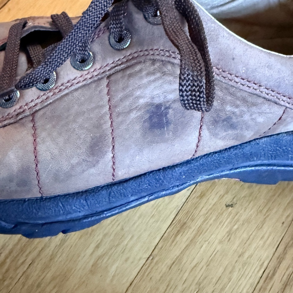 Keen Brown Leather Lace-Up Shoes - Picture 7 of 12